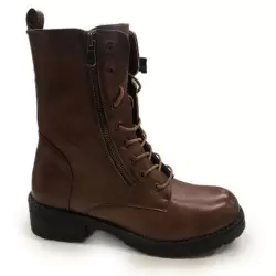 Γυναικεία Μποτάκια BOKASHOES LADY ΚΑΦΕ 12500