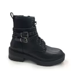Γυναικεία Μποτάκια BOKASHOES LADY ΜΑΥΡΟ 