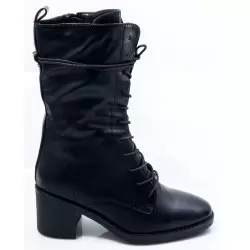 Γυναικεία Μποτάκια BOKASHOES LADY ΜΑΥΡΟ 008Λ235
