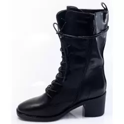 Γυναικεία Μποτάκια BOKASHOES LADY ΜΑΥΡΟ 008Λ235