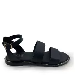 Γυναικεία Πέδιλα BOKASHOES J&C ΜΑΥΡΟ 1001047