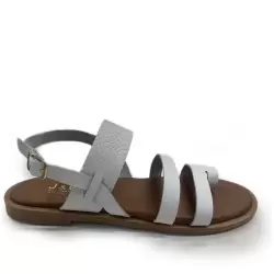 Γυναικεία Πέδιλα BOKASHOES J&C ΑΣΠΡΟ 1001046