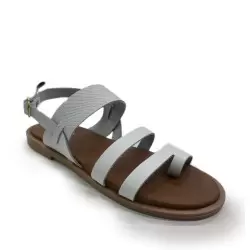 Γυναικεία Πέδιλα BOKASHOES J&C ΑΣΠΡΟ 1001046