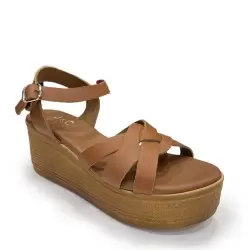 Γυναικείες Πλατφόρμες BOKASHOES J&C ΚΑΦΕ 10011532