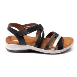 Γυναικεία Σανδάλια ADAMS LADY ΜΑΥΡΟ 823-22010