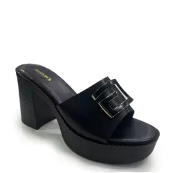 Γυναικεία Mules ADAMS ΜΑΥΡΟ 18292401829