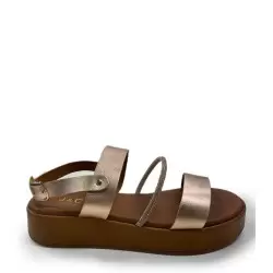 Γυναικεία Πέδιλα BOKASHOES J&C ΡΟΖ ΧΡΥΣΟ 100 11307