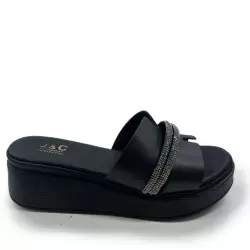 Γυναικείες Πλατφόρμες BOKASHOES J&C ΜΑΥΡΟ 100 11400