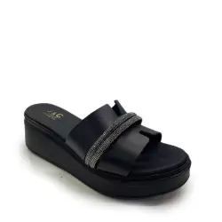 Γυναικείες Πλατφόρμες BOKASHOES J&C ΜΑΥΡΟ 100 11400