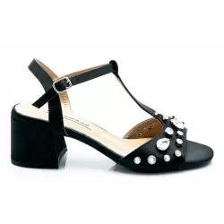 Γυναικεία Πέδιλα FRANSESCO MILANO Μαύρα S13-4T