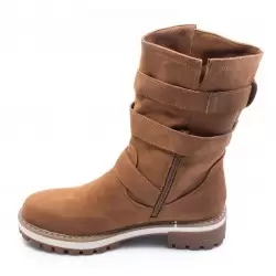 Γυναικεία Μποτάκια BOKASHOES Κάμελ 003Ι205