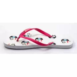 Γυναικείες Σαγιονάρες PAUL FRANK Άσπρες 0054220