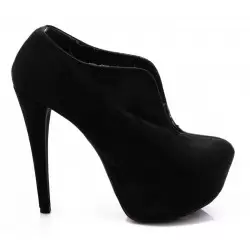 Γυναικεία Μποτάκια BOKASHOES Μαύρα 0073212