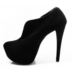Γυναικεία Μποτάκια BOKASHOES Μαύρα 0073212