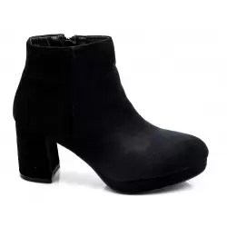 Γυναικεία Μποτάκια BOKASHOES Μαύρα 008Η202