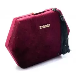 Γυναικείο Clutch BOKASHOES Μπορντώ 016Ε609