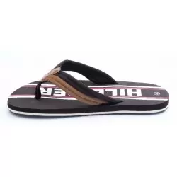Ανδρικές Σαγιονάρες BOKASHOES Μαύρες-Καφέ 022Δ101