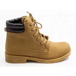 Γυναικεία Μποτάκια BOKASHOES Κίτρινα 024Λ219