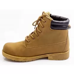 Γυναικεία Μποτάκια BOKASHOES Κίτρινα 024Λ219