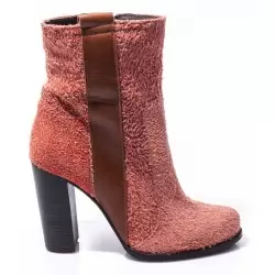 Γυναικεία Μποτάκια BOKASHOES Ροζ 7935108