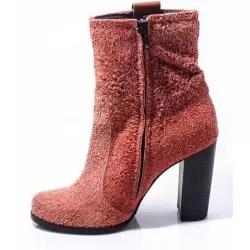 Γυναικεία Μποτάκια BOKASHOES Ροζ 7935108